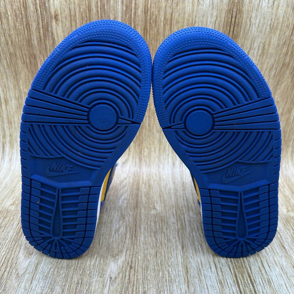 Nike Air Jordan 1 Retro High OG Reverse Laney Men's 5.5 Yellow Blue FD2596-700 - Picture 8 of 10